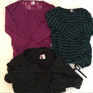 Lot of maternity tops